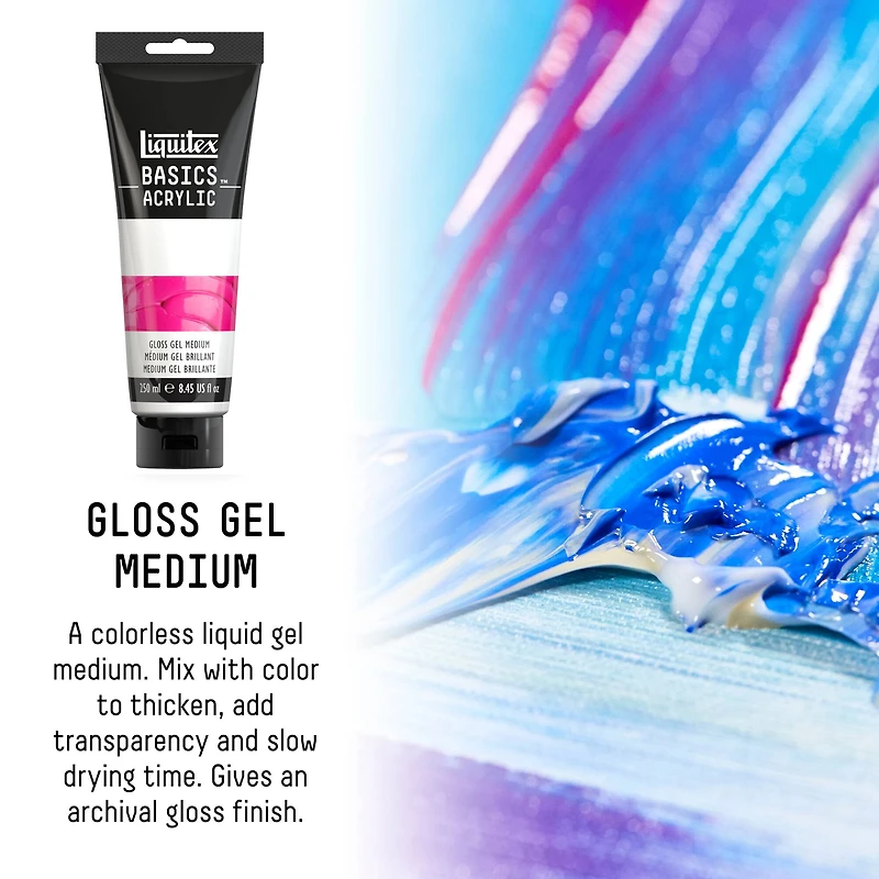 Liquitex® BASICS® Acrylic Gloss Gel Medium