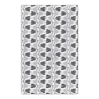 Mid Mod Gray Florals 16" x 25" Tea Towel Set of 2