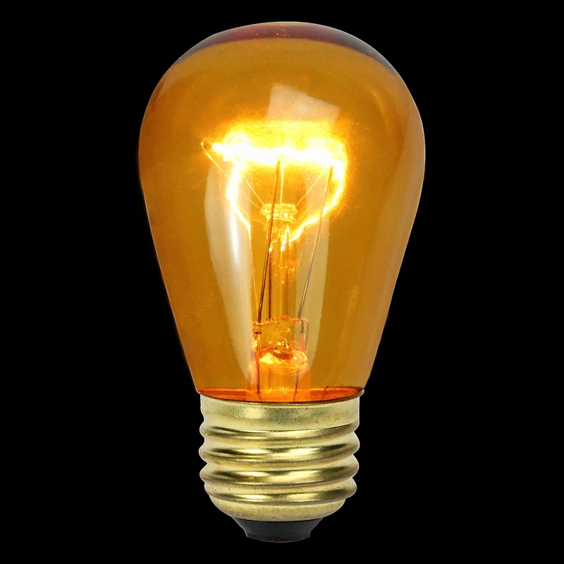 Transparent Incandescent S14 Replacement Christmas Bulbs