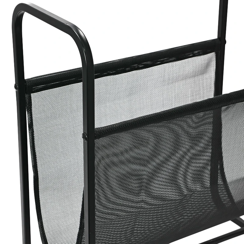 Household Essentials 20" Mesh Indoor/Outdoor Log Holder Magazine Rack