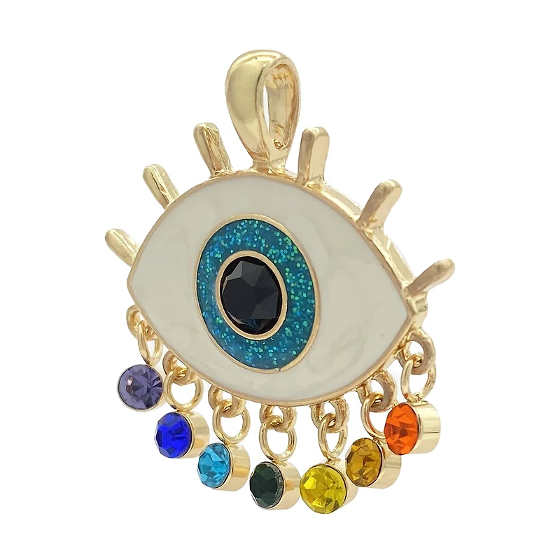 Rainbow Evil Eye Pendant by Bead Landing™
