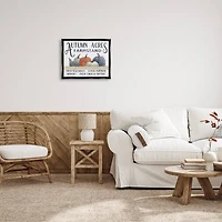 Stupell Industries Autumn Acres Farmstand Framed Floater Canvas Wall Art