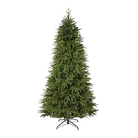 8ft. Pre-Lit Vancouver Fir Natural Look Artificial Christmas Tree with Clear LED Lights