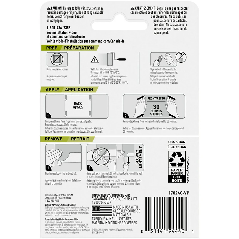 Command™ Poster Strips