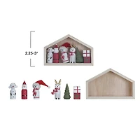 Hello Honey® Wood Holiday Icons in House Set