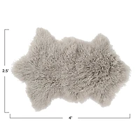 Hello Honey® 2.5ft. x 4ft. Tibetan Lamb Fur Rug