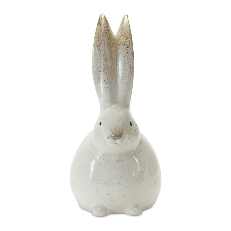 12" Terracotta Bunny Figurine Set