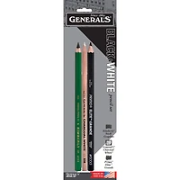 General's® Black & White Pencil Set, 3ct.