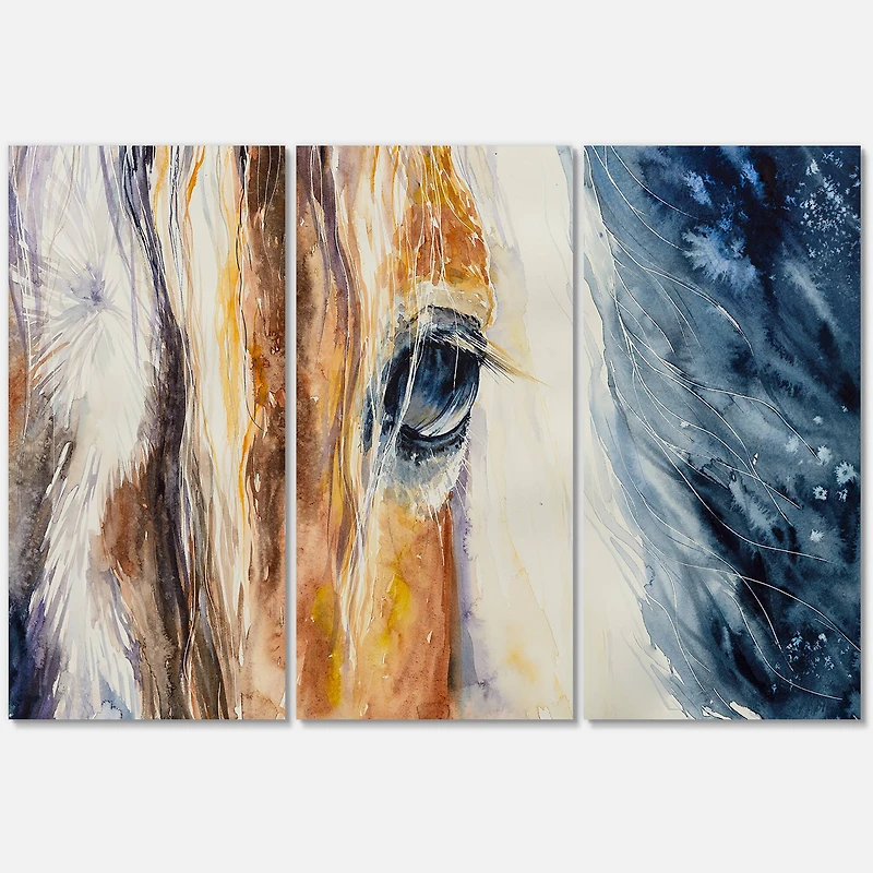 Designart - Close-Up of A Beautiful Horses Eye I