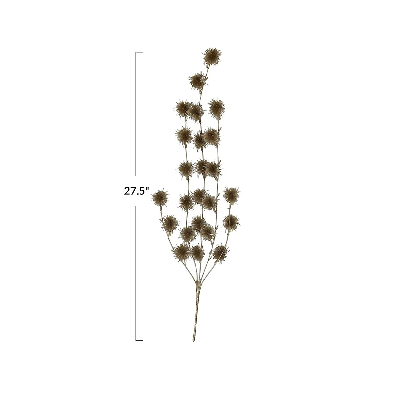 Hello Honey® 27.5" Gold Faux Flower Pick Pod Spray