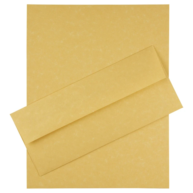 JAM Paper 8.5" x 11" Letter Paper & Envelopes #10 Business Stationery Set