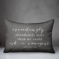 20" x 14" Abundantly More Indoor & Outdoor Throw Pillow