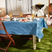 Vinyl Tablecloth Solid Blue 60" x 84"