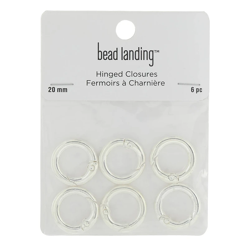 20mm Metal Round Hinged Closures