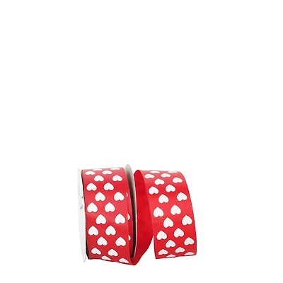 Reliant 1.375" x 25yd. Valentine's Hearts Ribbon