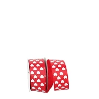 Reliant 1.375" x 25yd. Valentine's Hearts Ribbon