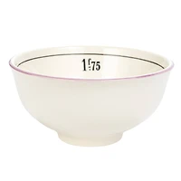 Hello Honey® 4.75" Factorial Numbers Design Stoneware Bowl Set