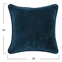 Hello Honey® Dark Blue Velvet Pillow Cover