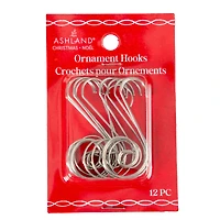 Silver Swirl Wire Ornament Hooks, 12ct. by Ashland®