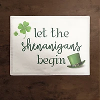 Shenanigans Begin Placemat 18" x 14" Cotton Twill Placemat