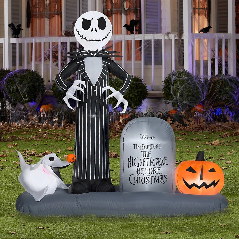 6.5ft. Airblown® Inflatable Jack Skellington Halloween Town