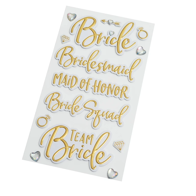 Bridal Party Wedding Dimensional Stickers by Recollections™