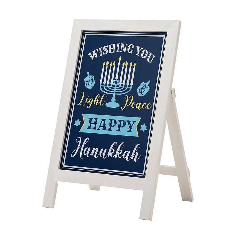 Glitzhome® 24" Hanukkah Porch Sign
