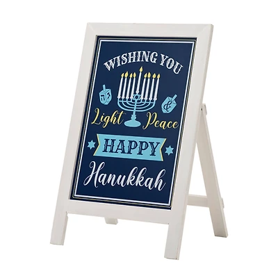 Glitzhome® 24" Hanukkah Porch Sign
