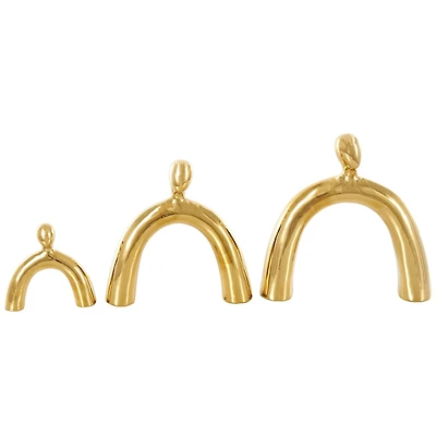 Abstract Arched Family Ceramic Sculpture Set