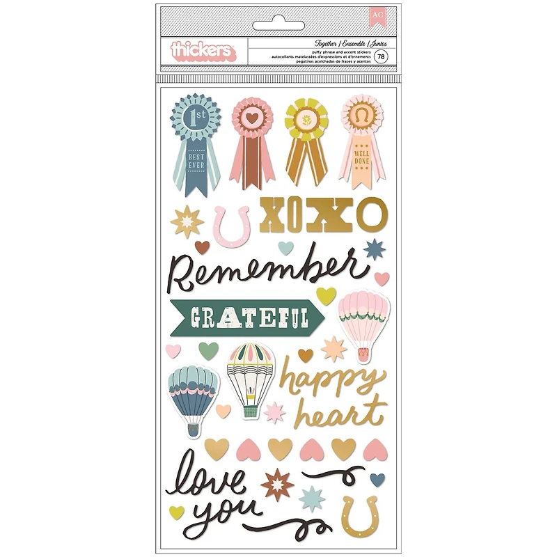 American Crafts™ Maggie Holmes Market Square Thickers Stickers