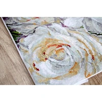 Letistitch White Roses Counted Cross Stitch Kit