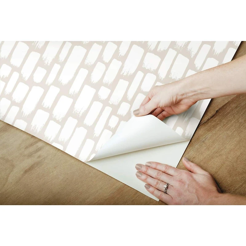 RoomMates Taupe Sumi-E Peel & Stick Wallpaper