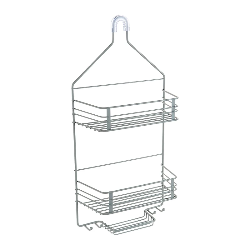 Bath Bliss Gray 2 Tier Shower Caddy