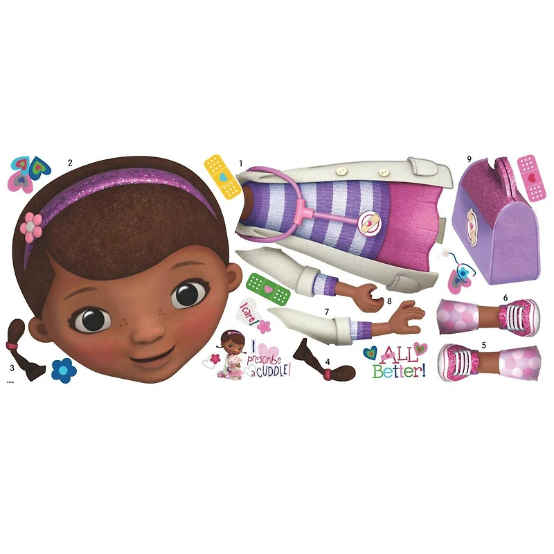 RoomMates Doc McStuffins Peel & Stick Wall Decals