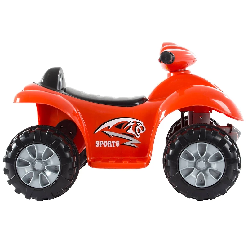 Toy Time Red Battery Powered Ride-On ATV Dinosaur Quad
