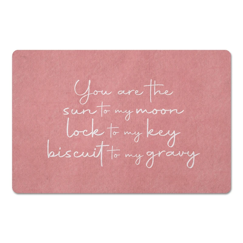 The Sun to my Moon 18" x 27" Floor Mat