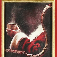 12.5" x 15.25" Santa Holding Tea Wall Décor by Ashland®