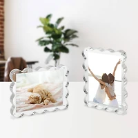 Expressions™ 5" x 7" Squiggle Acrylic Tabletop Float Frame by Studio Décor®