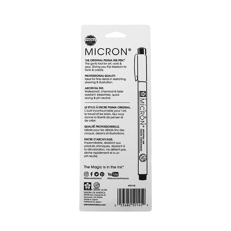 Pigma® Micron™ Black & Gray 3 Piece Fine Line Pen Set