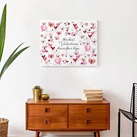 The Best Valentine's Have 4 Legs Canvas Wall Art
