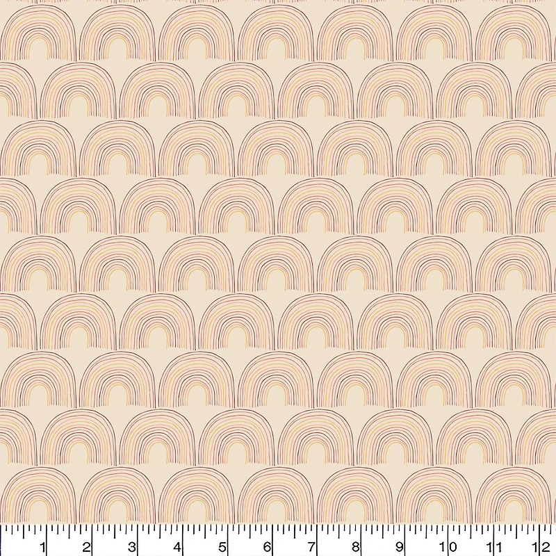 Camelot Fabrics Rainbow Sketch Cotton Fabric