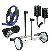 Pool Central 2.4ft. In-Ground Swimming Pool Cover Reel System