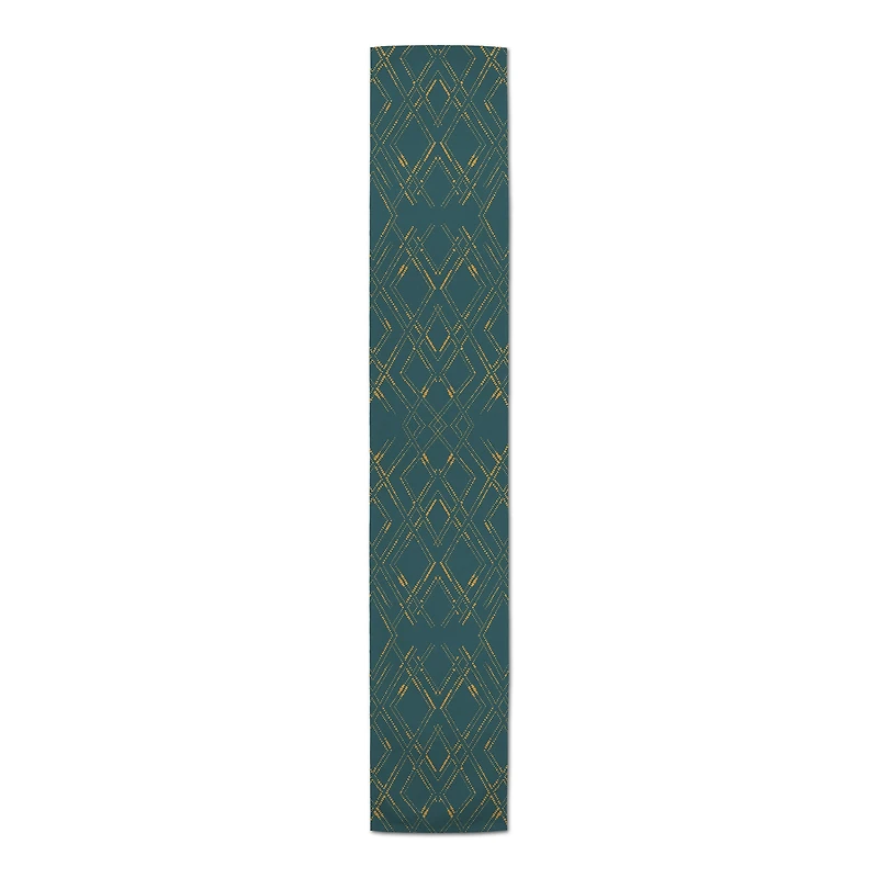 90" Gold Diamond Cotton Twill Runner