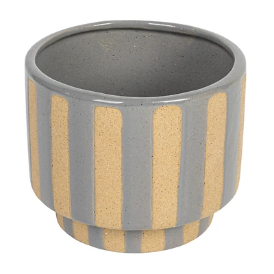 Hello Honey® 5.5" Lilac Round Stoneware Planter