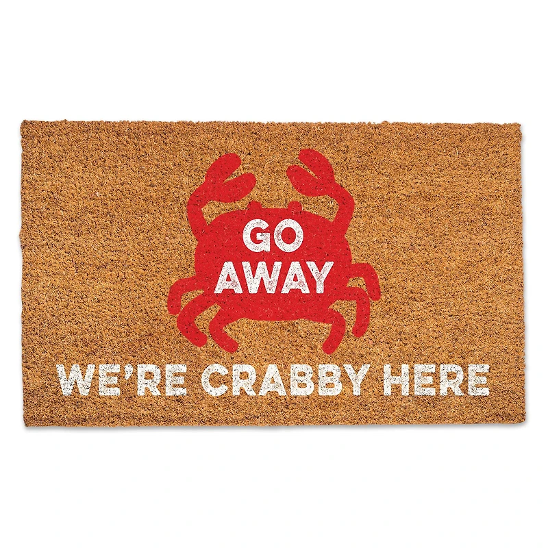We're Crabby Here Doormat