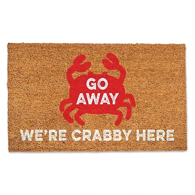 We're Crabby Here Doormat