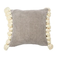 Hello Honey® Cotton Chenille Lumbar Pillow with Tassels