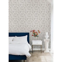 Mr. Kate Luna Zodiac Cream & Graphite Toile Peel & Stick Wallpaper
