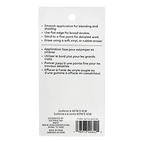 White Compressed Charcoal, 4ct. by Artist's Loft®