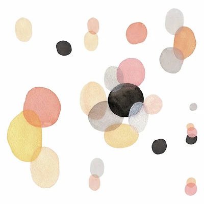 RoomMates Abstract Watercolor Shapes Peel & Stick Decals